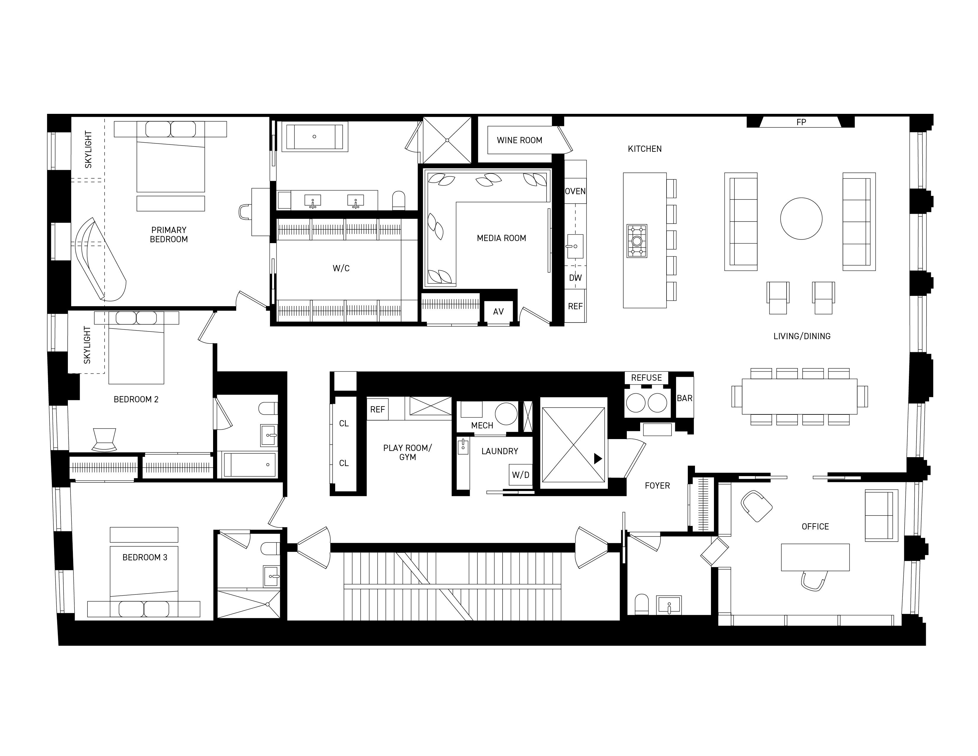 Floorplan for 52 Lispenard Street, 2
