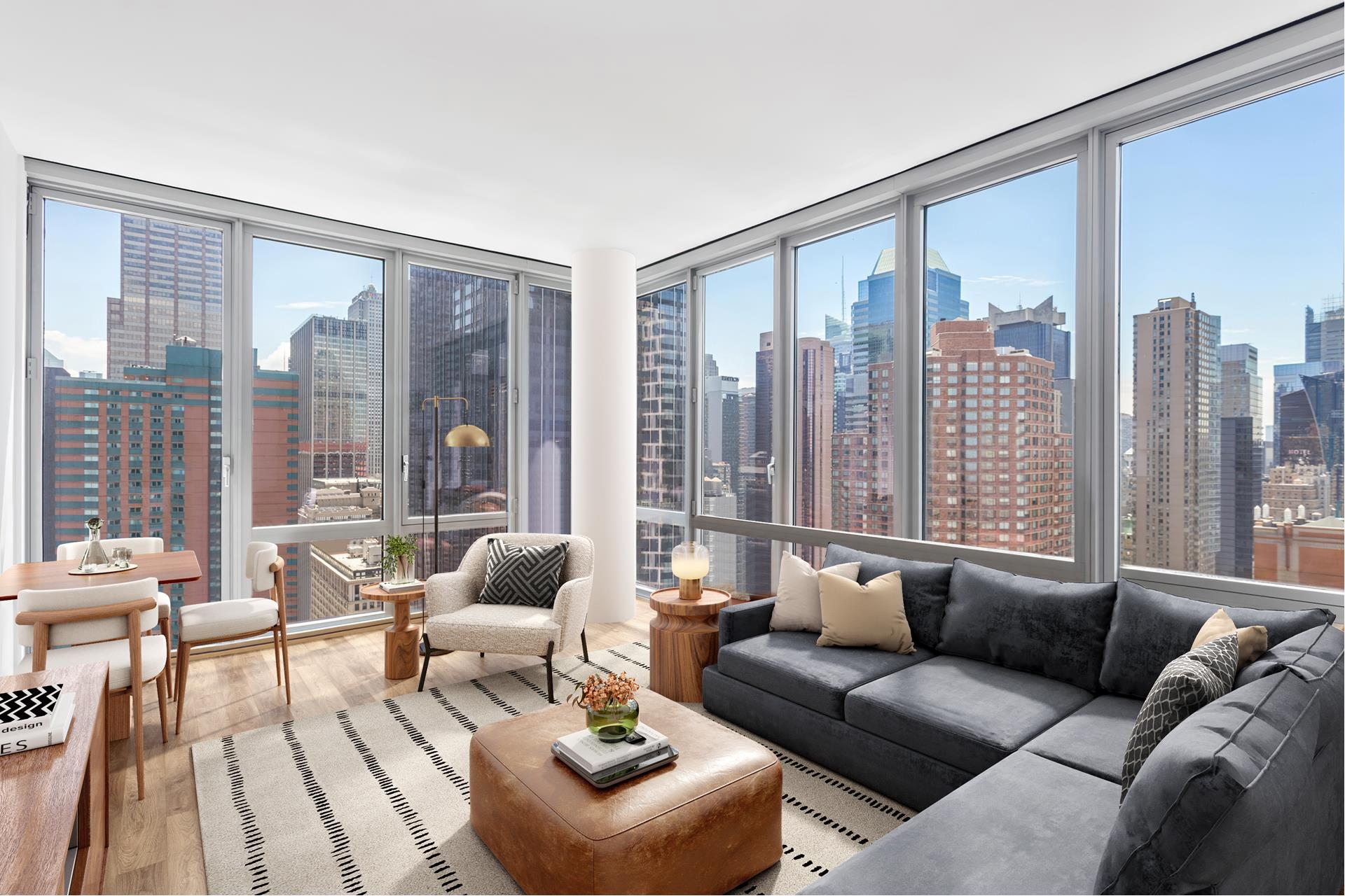 Photo 1 of 310 West 52nd Street 30A, Midtown West, NYC, $1,395,000, Web #: 1060076029