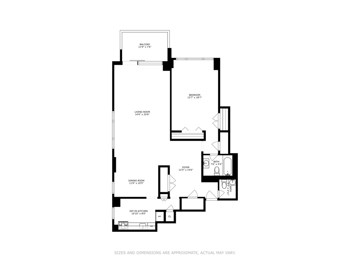 Floorplan for 303 East 57th Street, 19B