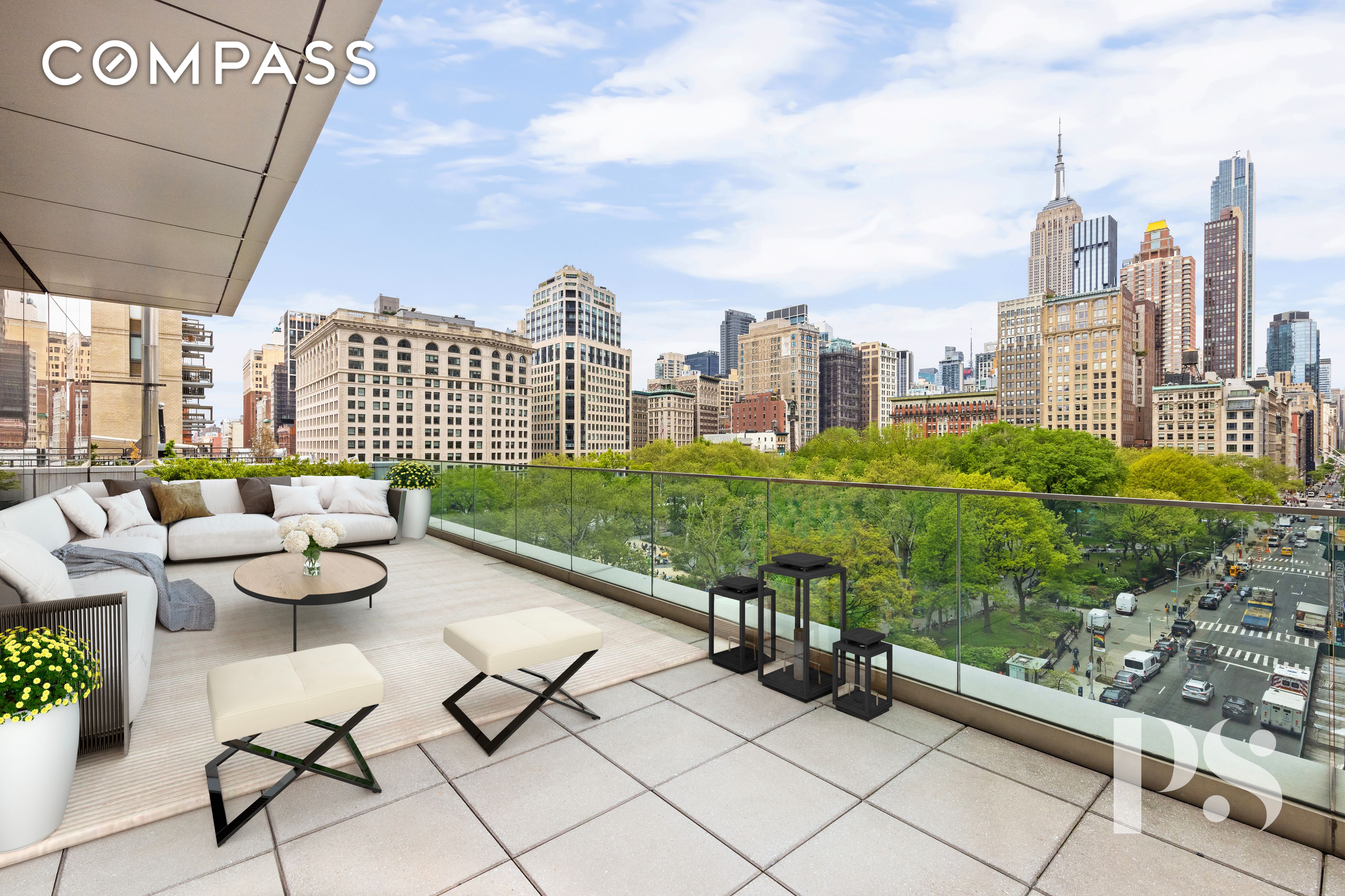 23 East 22nd Street 8A, Flatiron, Downtown, NYC - 3 Bedrooms  
3.5 Bathrooms  
5 Rooms - 