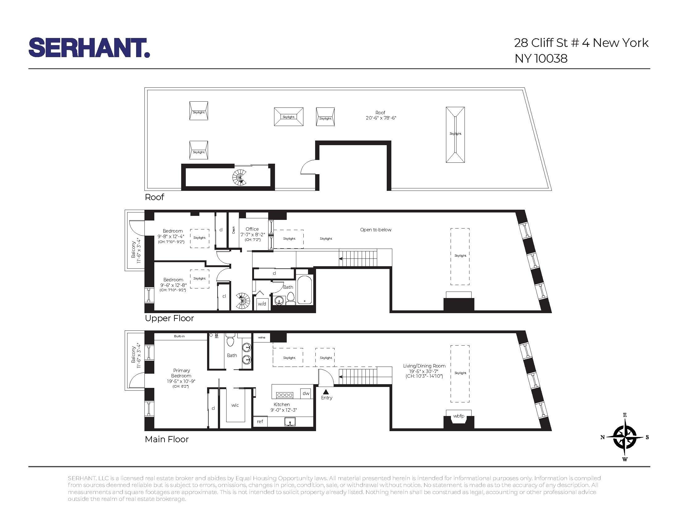 Floorplan for 28 Cliff Street, 4