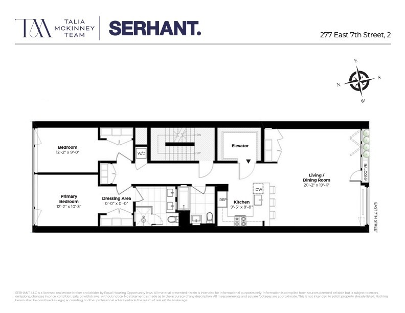 Floorplan for 277 East 7th Street, 2