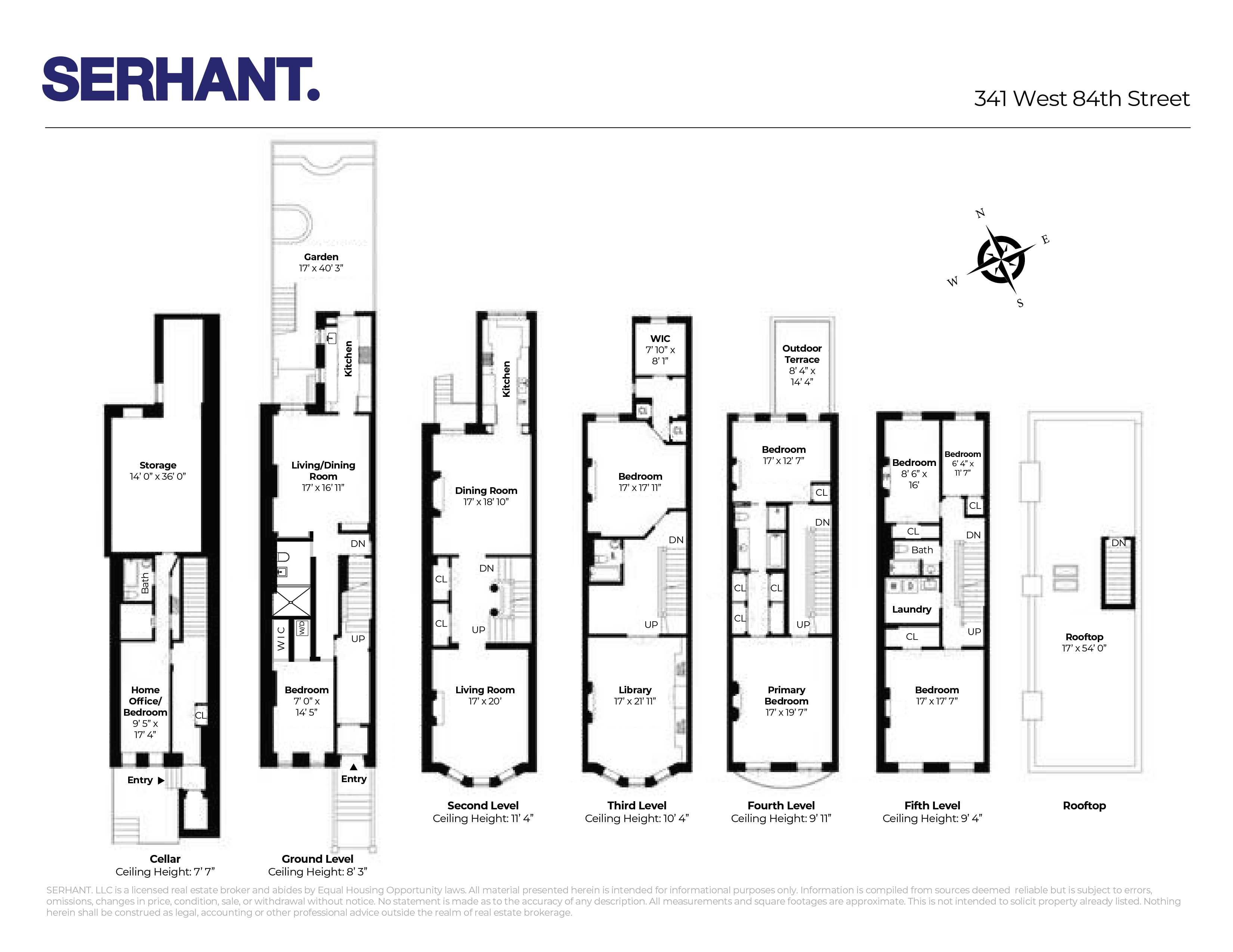 Floorplan for 341 West 84th Street