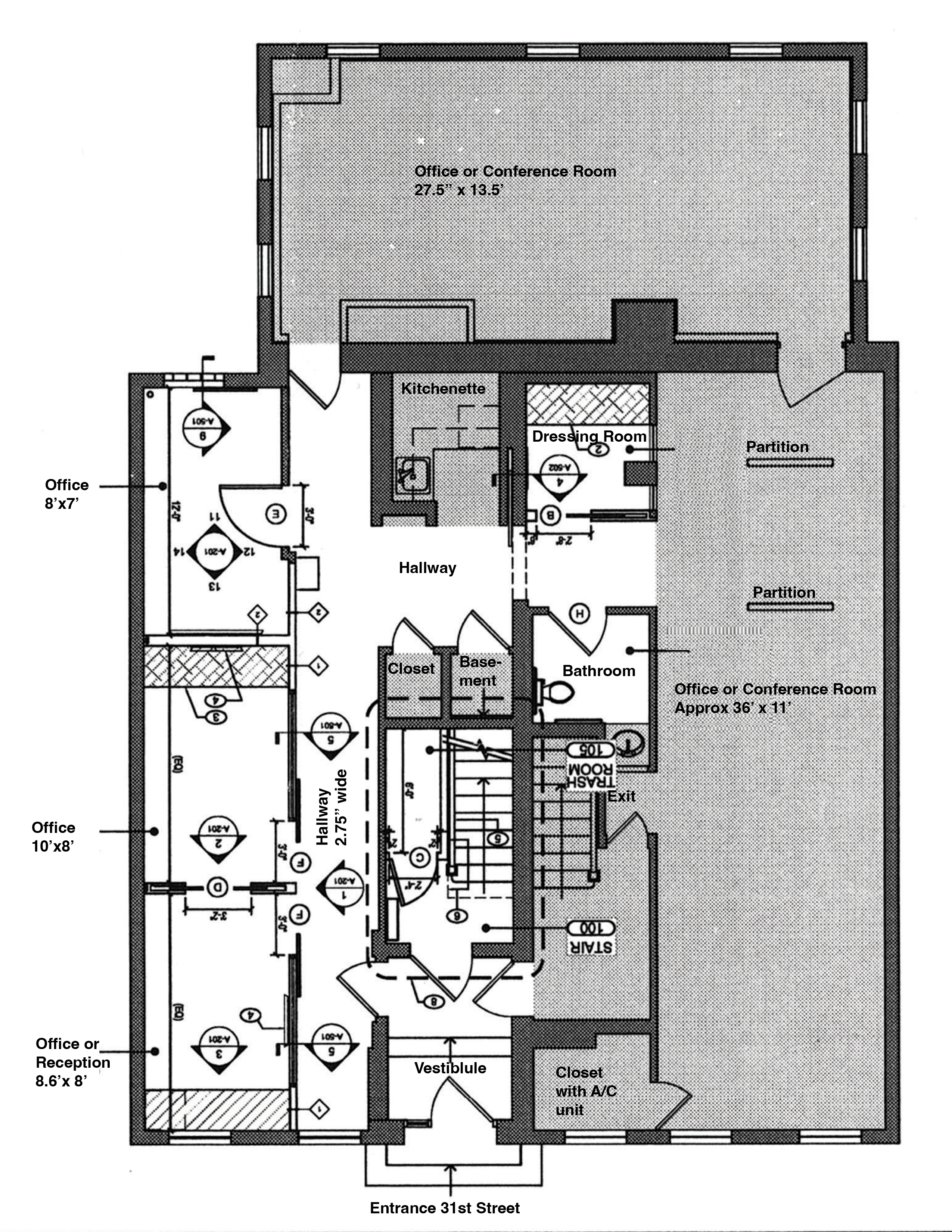 Floorplan for 127 East 31st Street, G