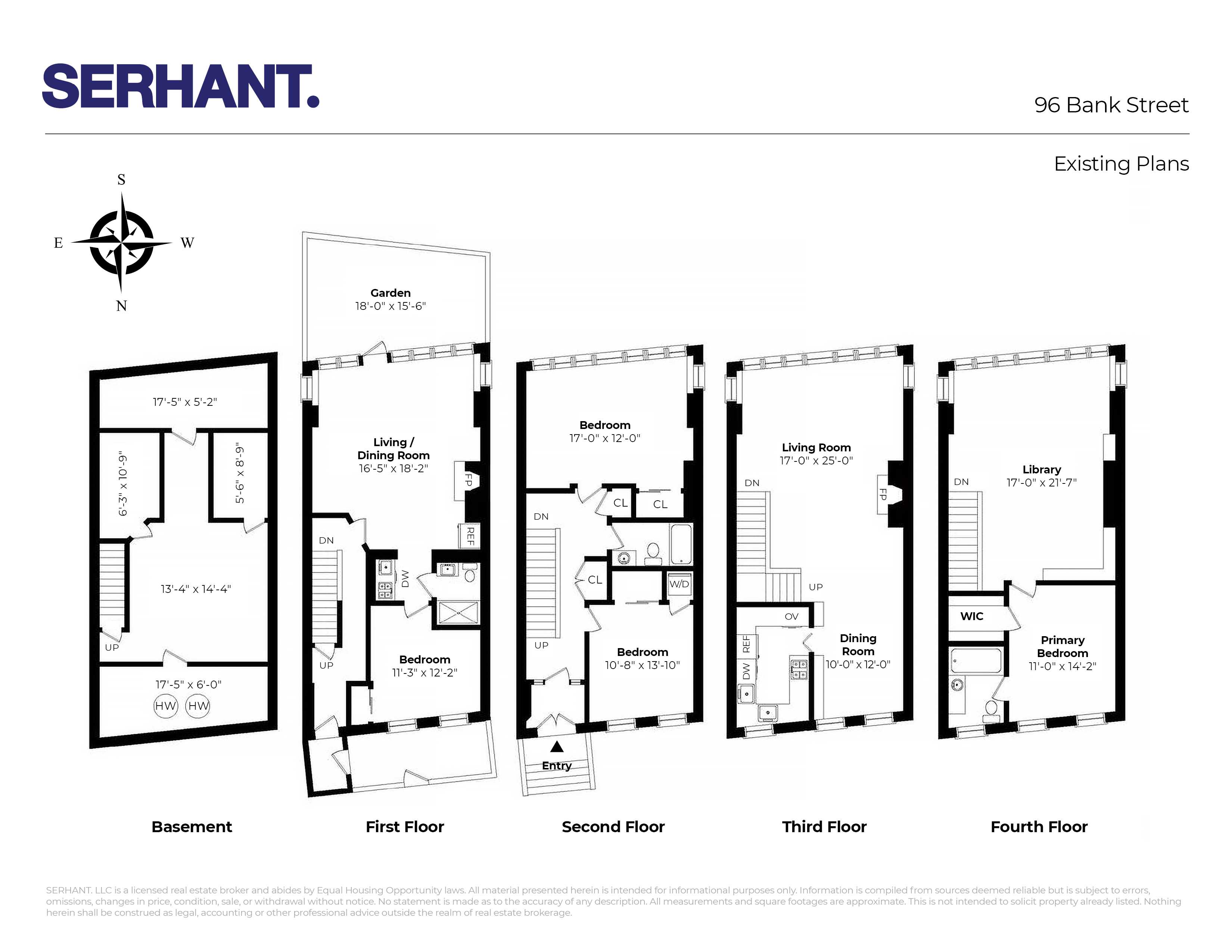 Floorplan for 96 Bank Street