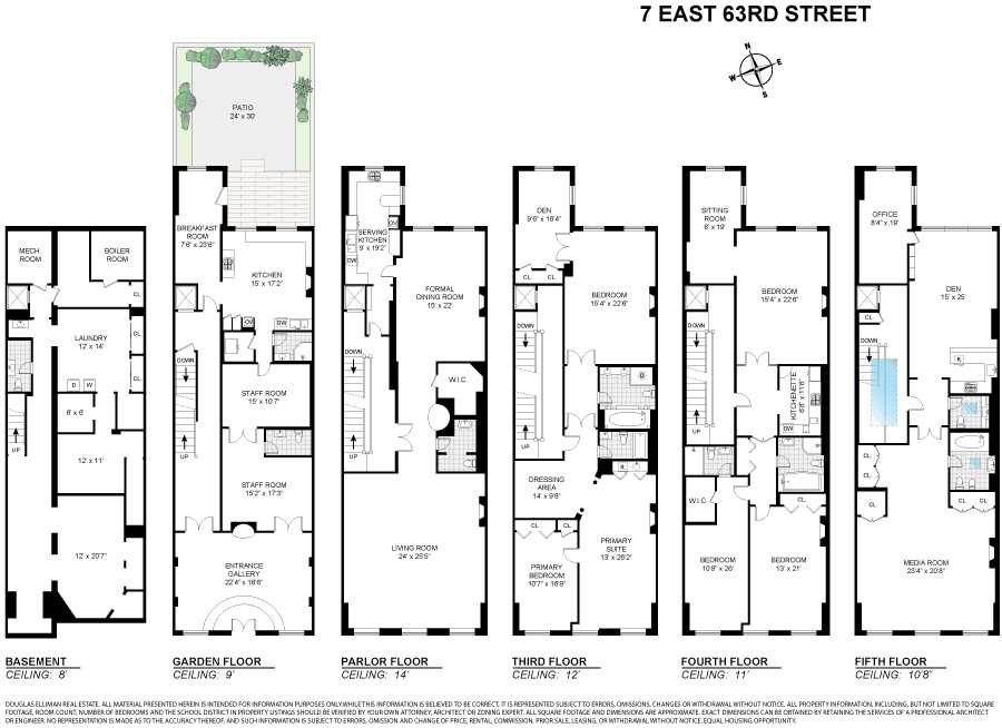 Floorplan for 7 East 63rd Street, THOUSE