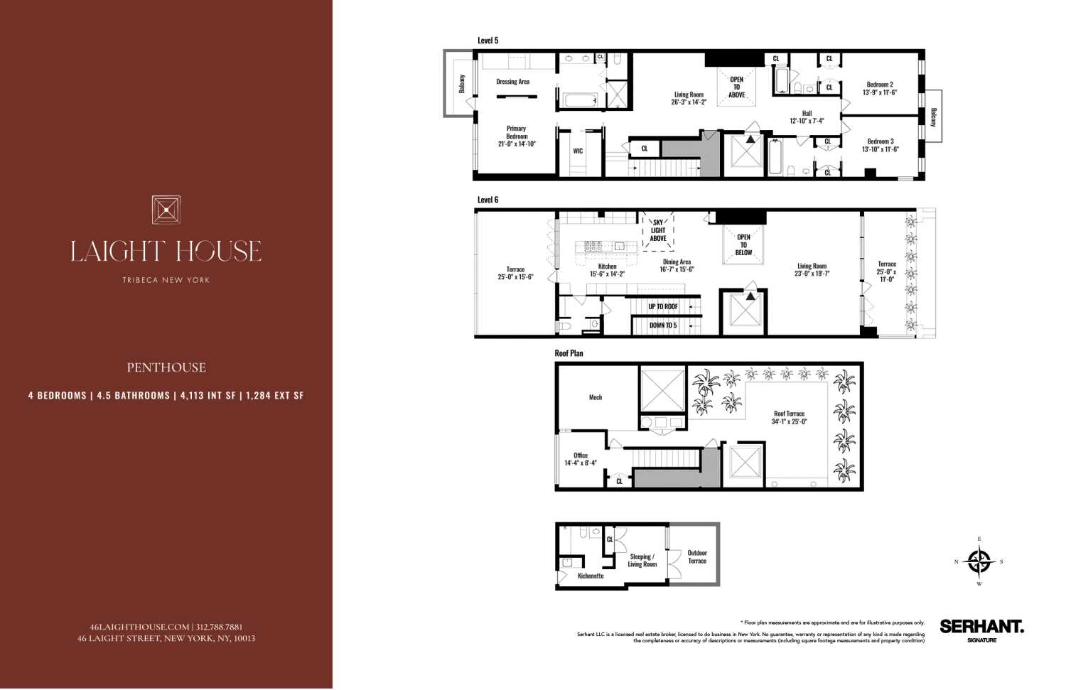 Floorplan for 46 Laight Street, PH