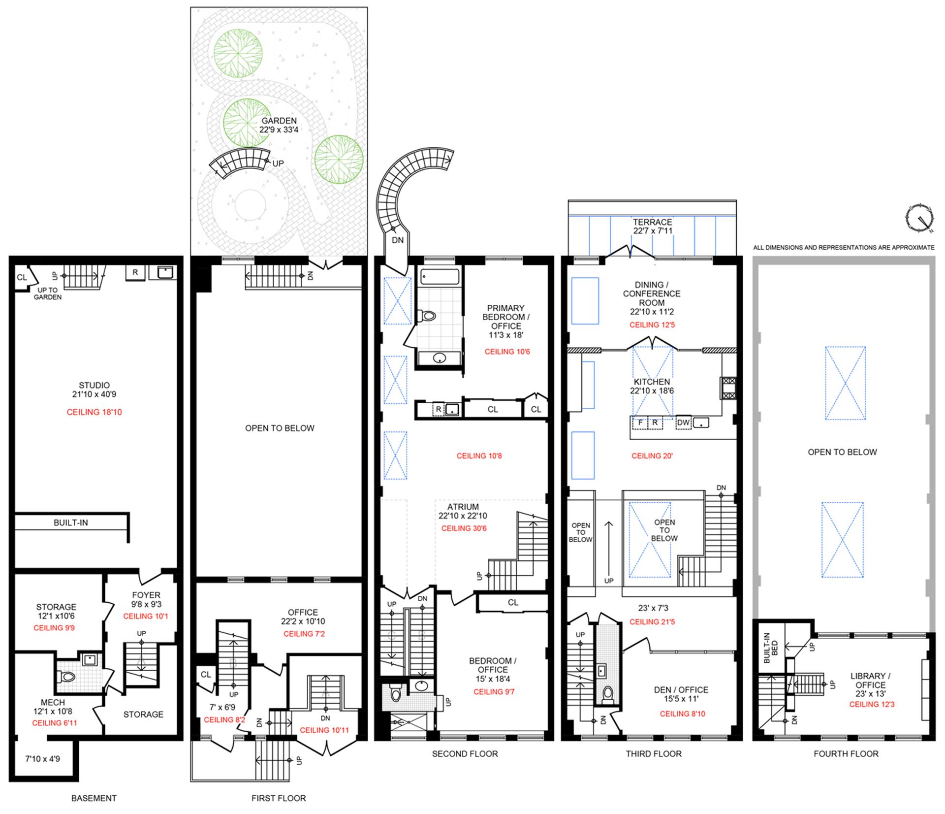 Floorplan for 536 West 29th Street