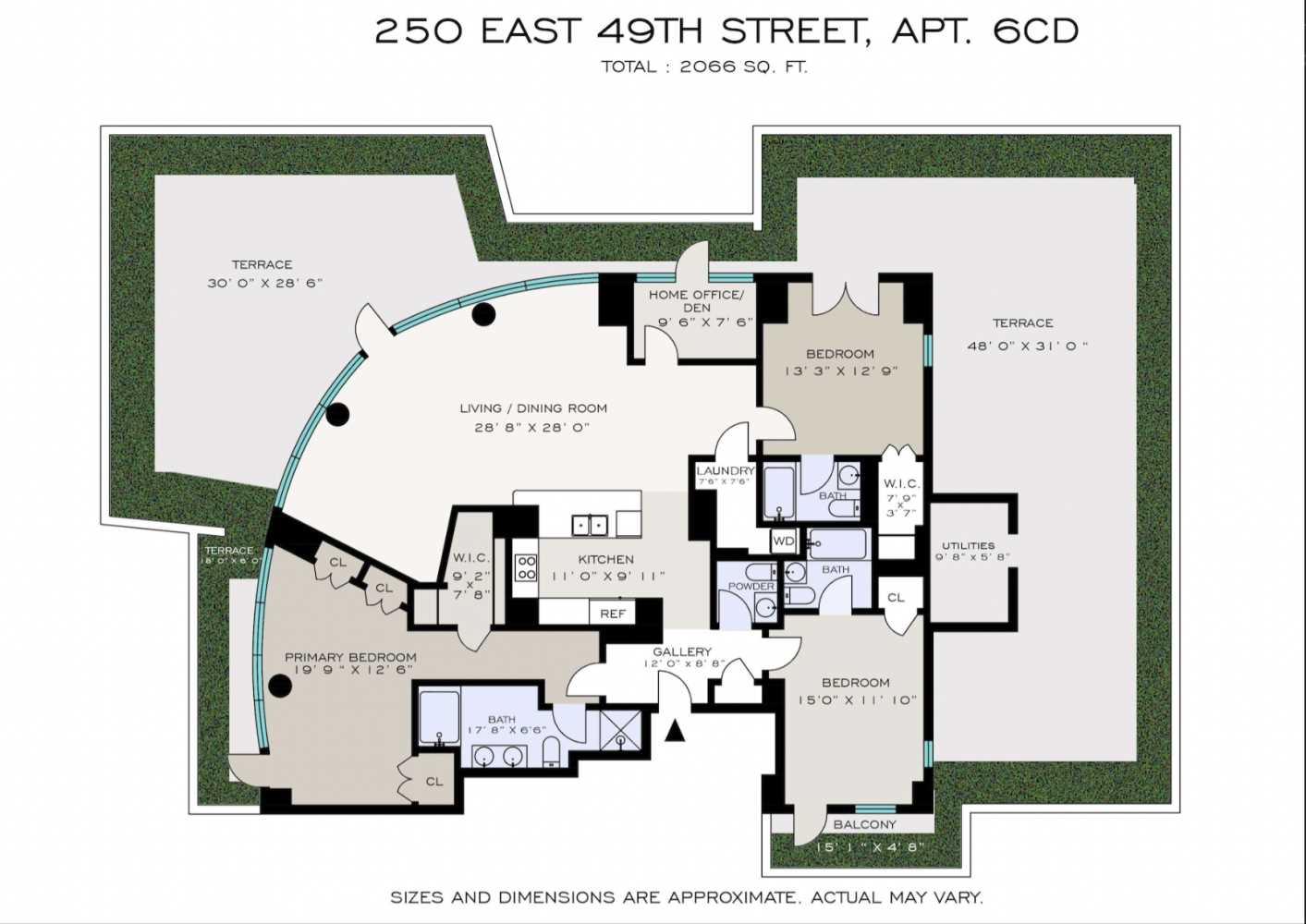 Floorplan for 250 East 49th Street, 6CD