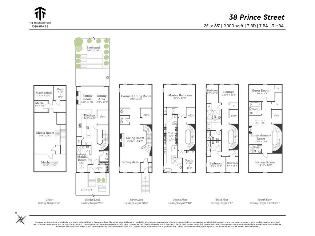 Floorplan for 38 Prince Street