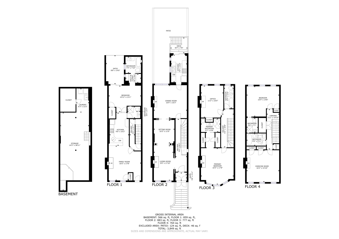 Floorplan for 40 Hamilton Terrace