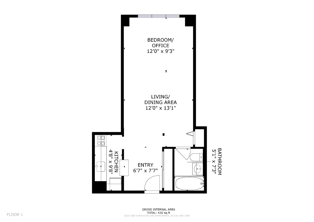 Floorplan for 230 East 15th Street, 2F