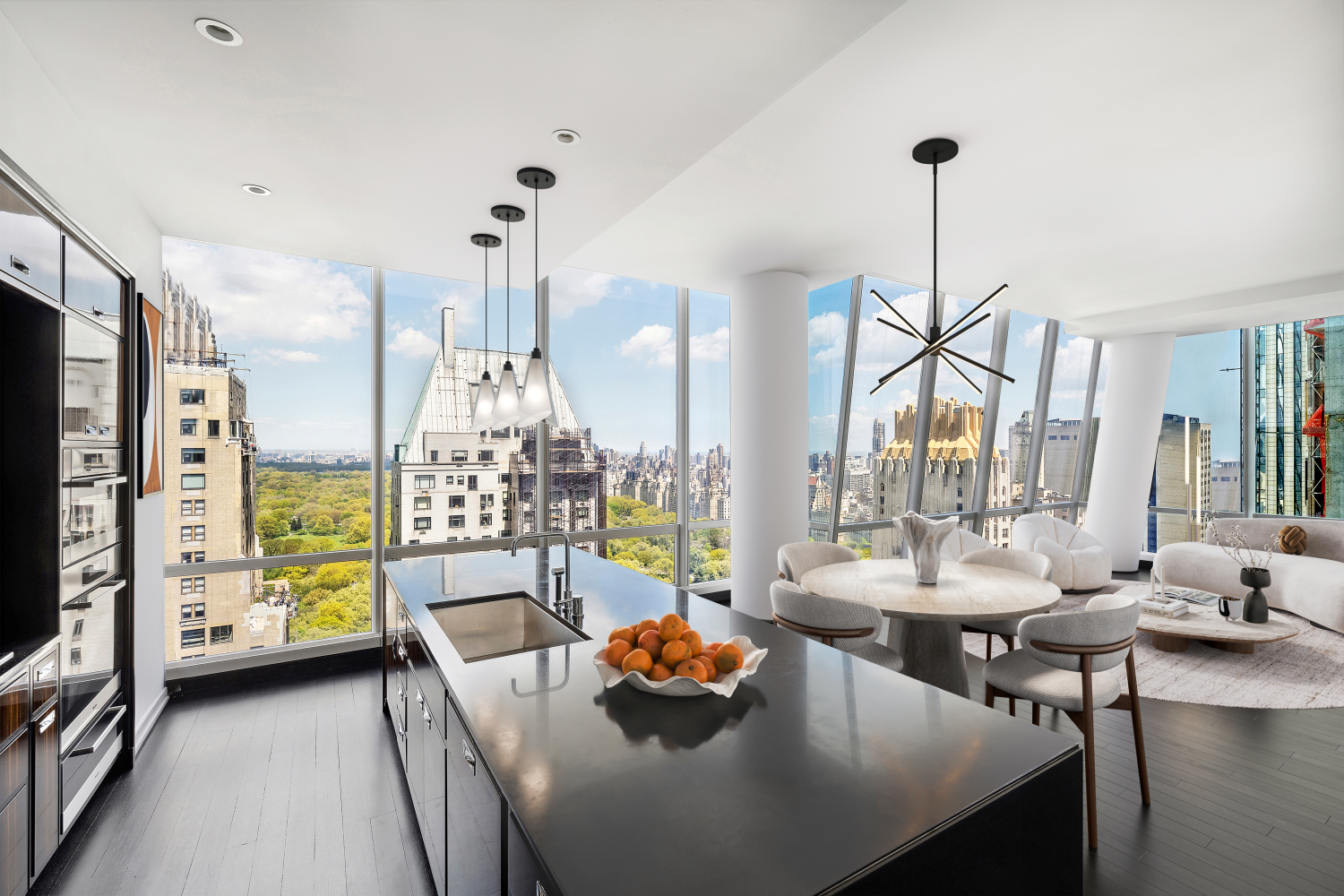 157 West 57th Street 40F, Central Park South, Midtown West, NYC - 2 Bedrooms  
2.5 Bathrooms  
5 Rooms - 
