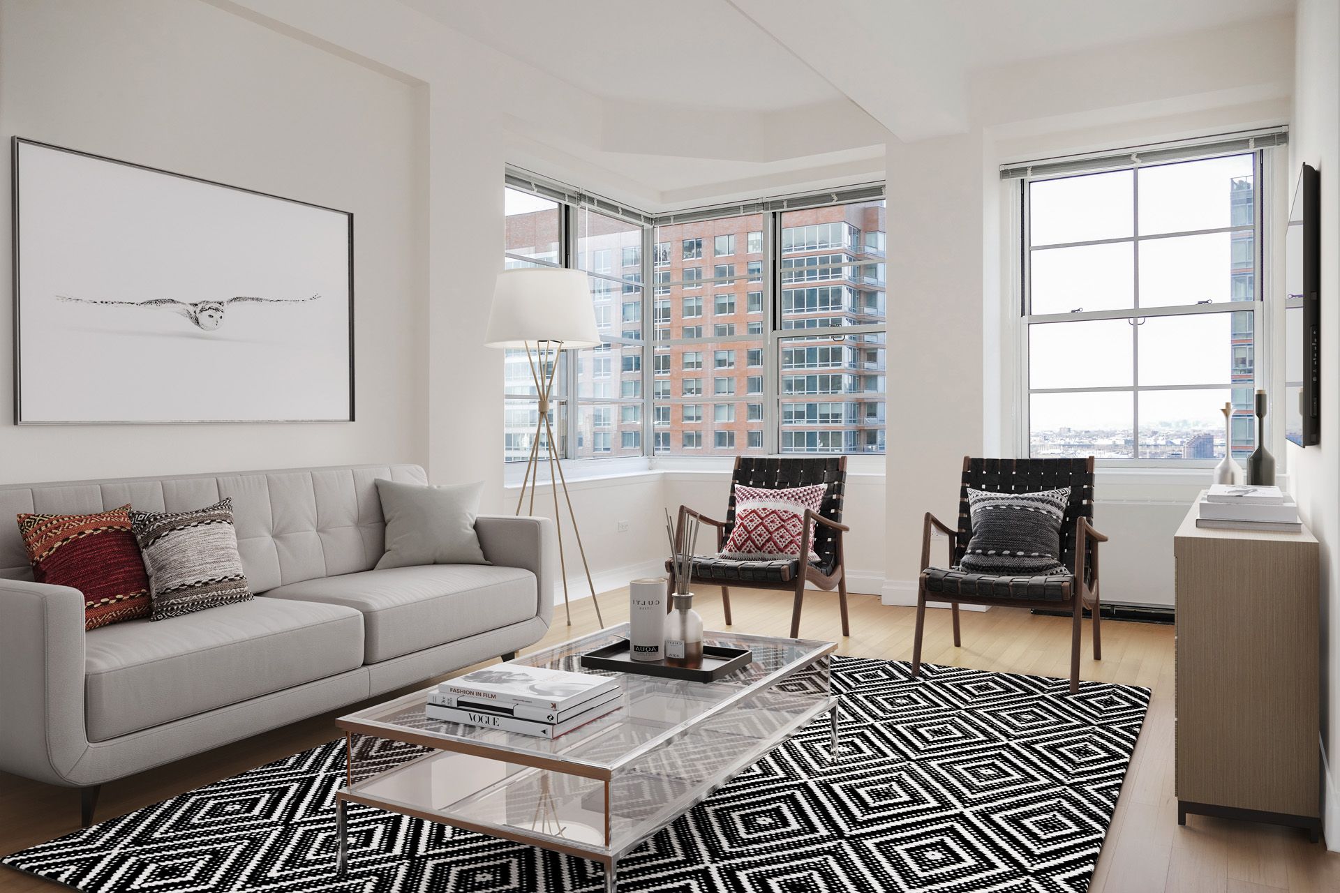 21 West Street 28-A, Financial District, Downtown, NYC - 2 Bedrooms  
2 Bathrooms  
4 Rooms - 