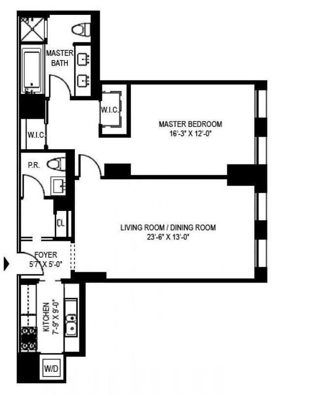 Floorplan for 170 East End Avenue, 2C