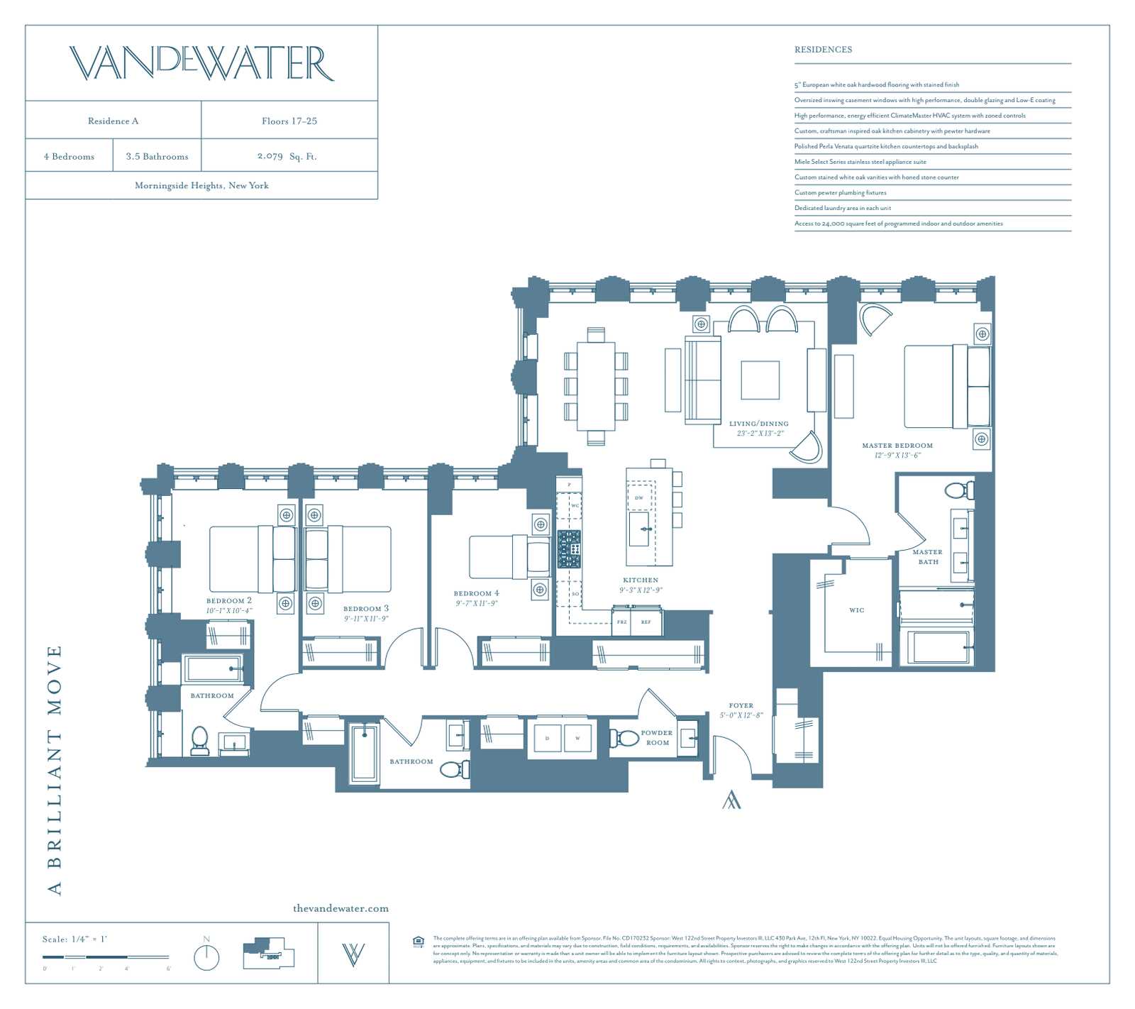 Floorplan for 543 West 122nd Street, 18A