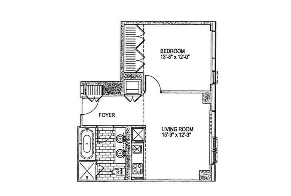 Floorplan for 18 West 48th Street, 23-D