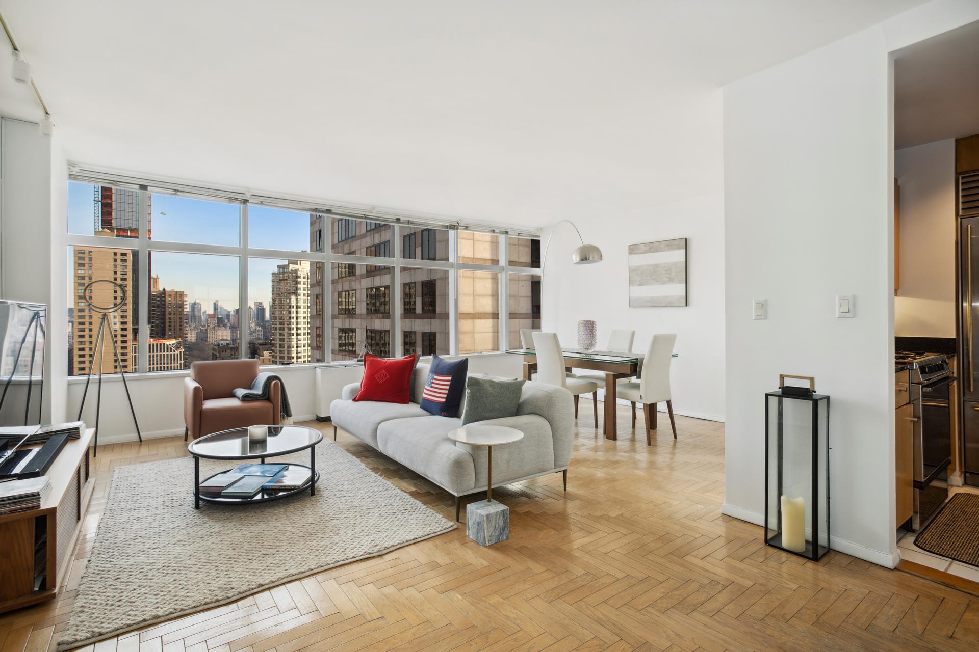 160 West 66th Street 27F, Lincoln Sq, Upper West Side, NYC - 1 Bedrooms  
1.5 Bathrooms  
3 Rooms - 