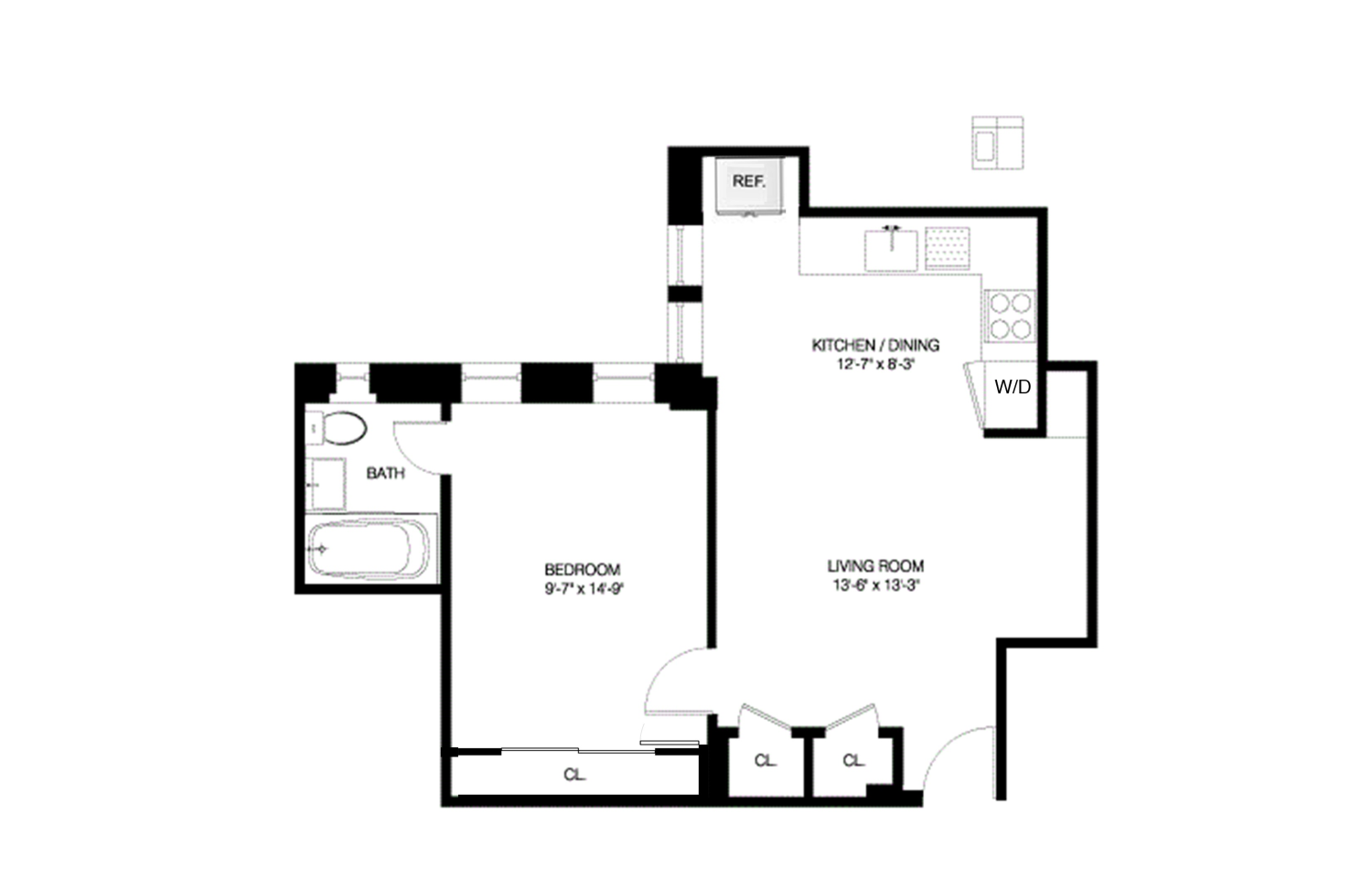 Floorplan for 24-65 38th Street