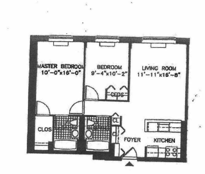 Floorplan for 516 West 47th Street, S6A