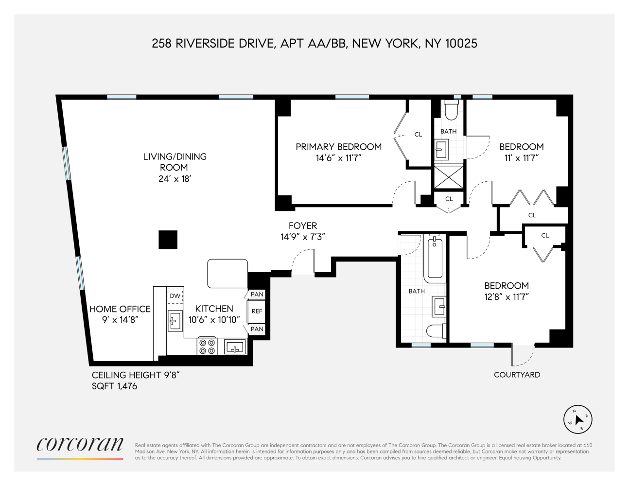 Floorplan for 258 Riverside Drive, AA/BB