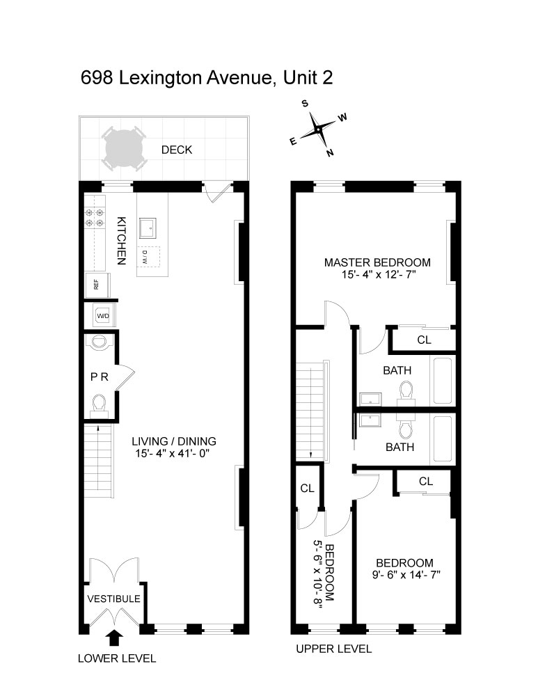 Floorplan for 698 Lexington Avenue