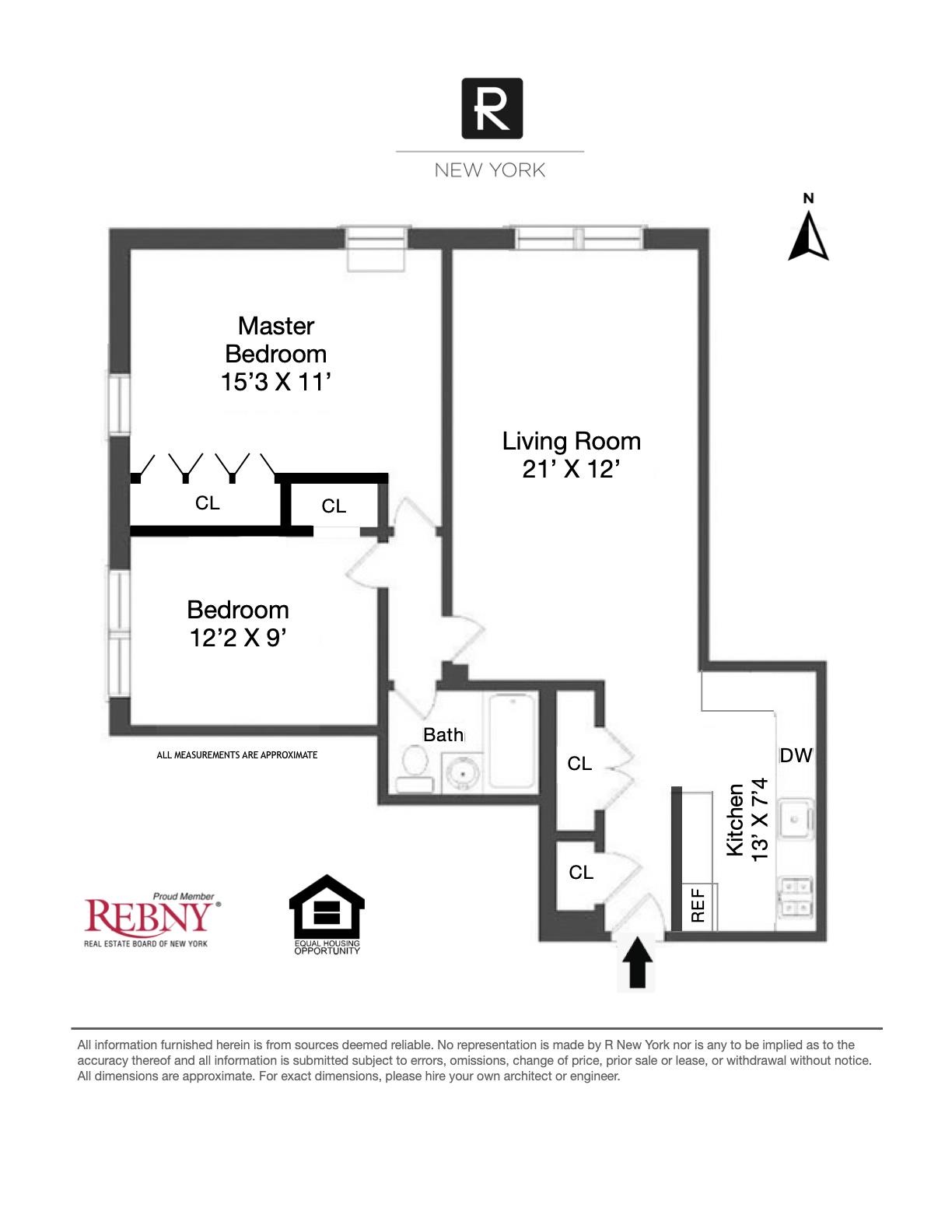 Floorplan for 309 East 87th Street, 4-G