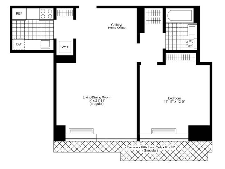 Floorplan for 240 East 86th Street, PH-B