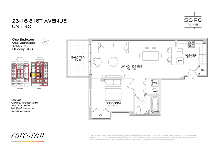 Floorplan for 23-16 31st Avenue