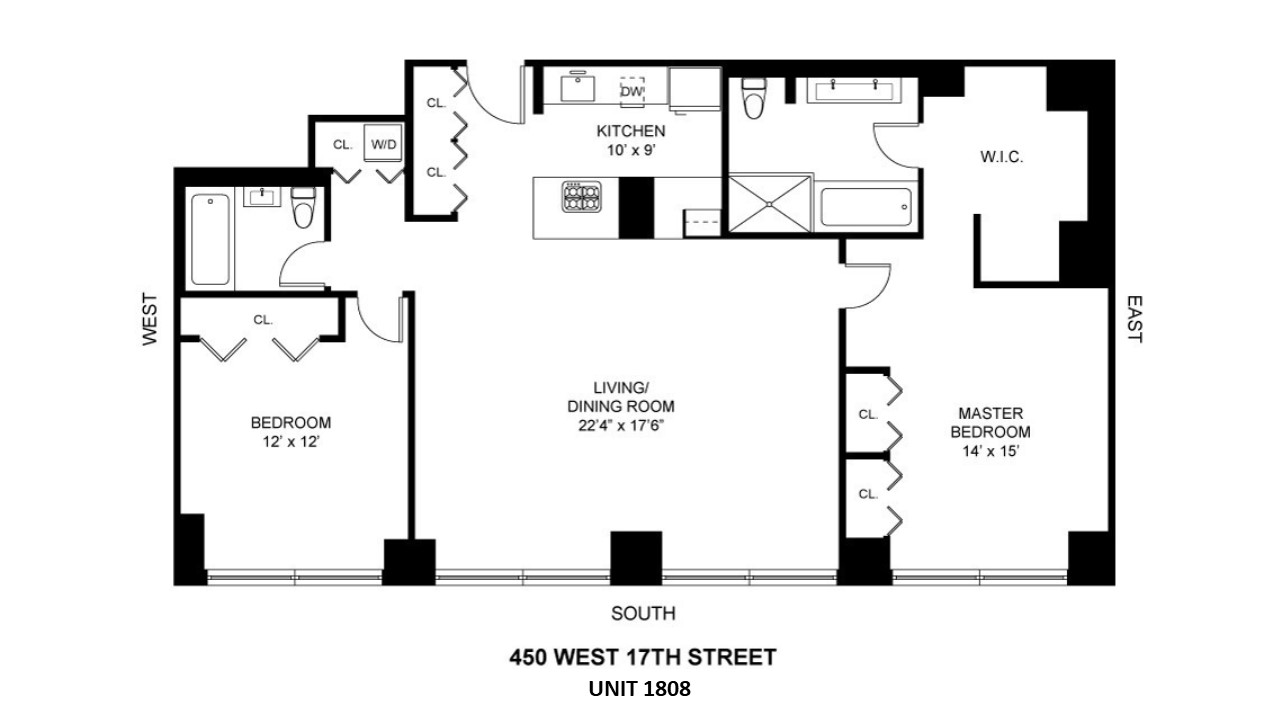 Floorplan for 450 West 17th Street, 1808