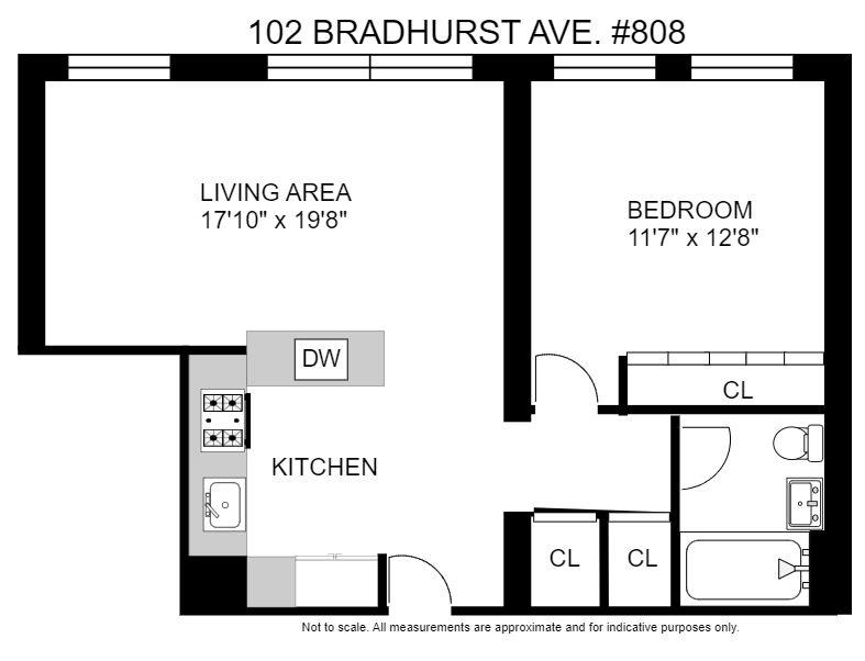Floorplan for 102 Bradhurst Avenue, 808