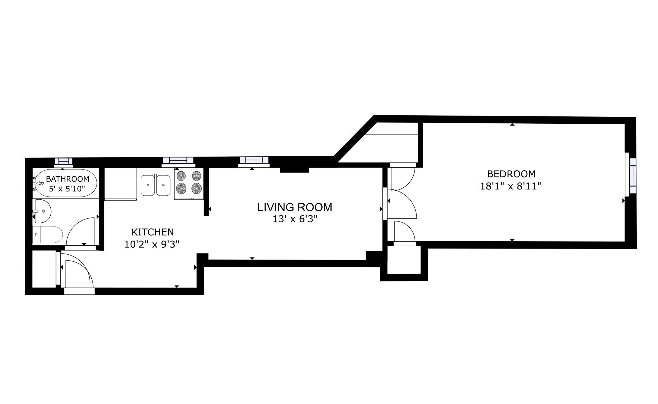 Floorplan for 506 West 145th Street, 4D