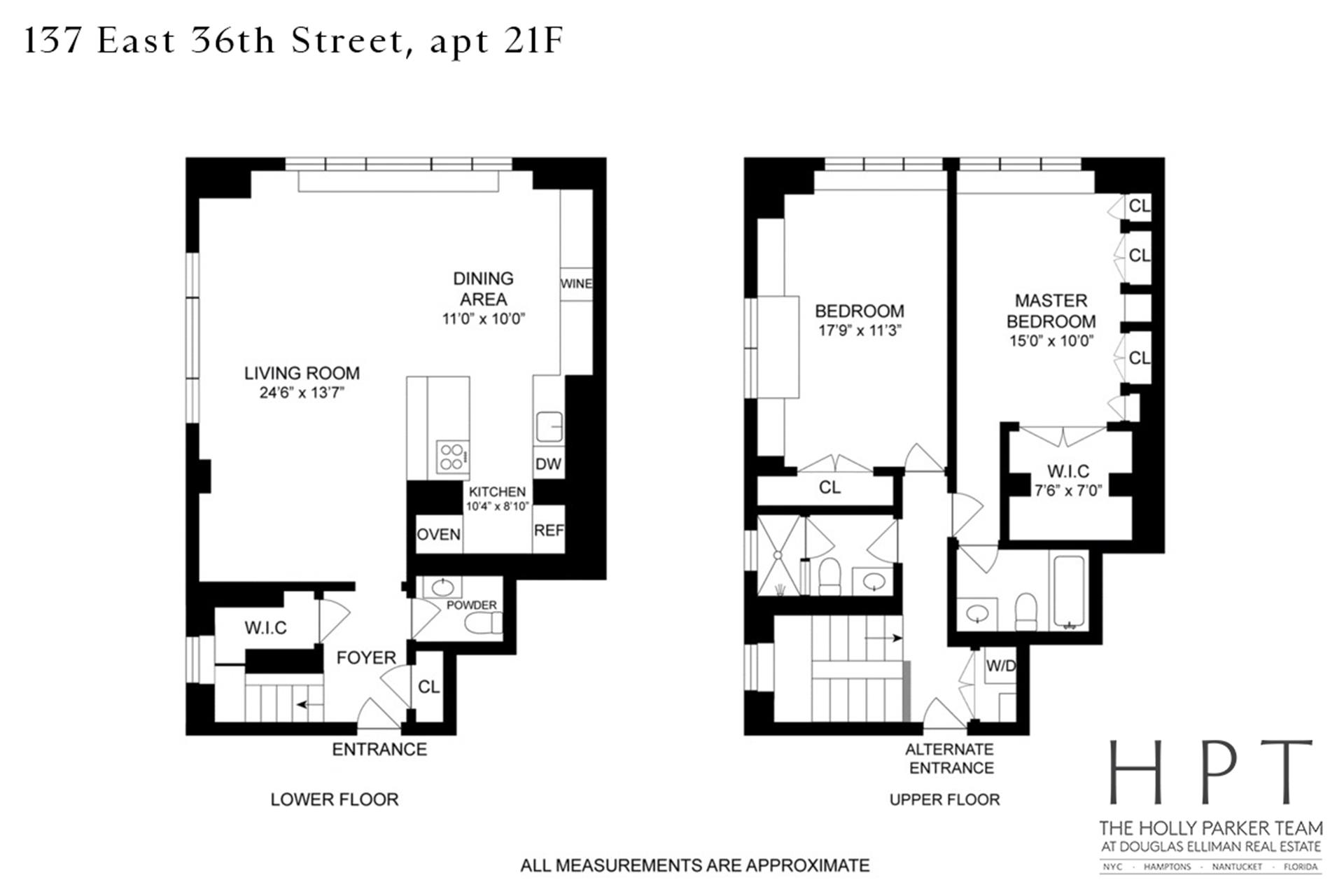 Floorplan for 137 East 36th Street, 21F