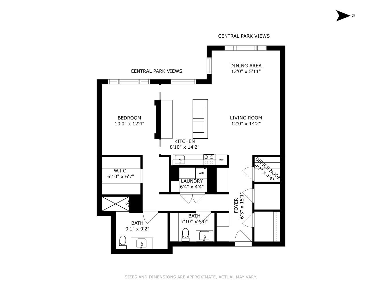 Floorplan for 880 5th Avenue, 7C