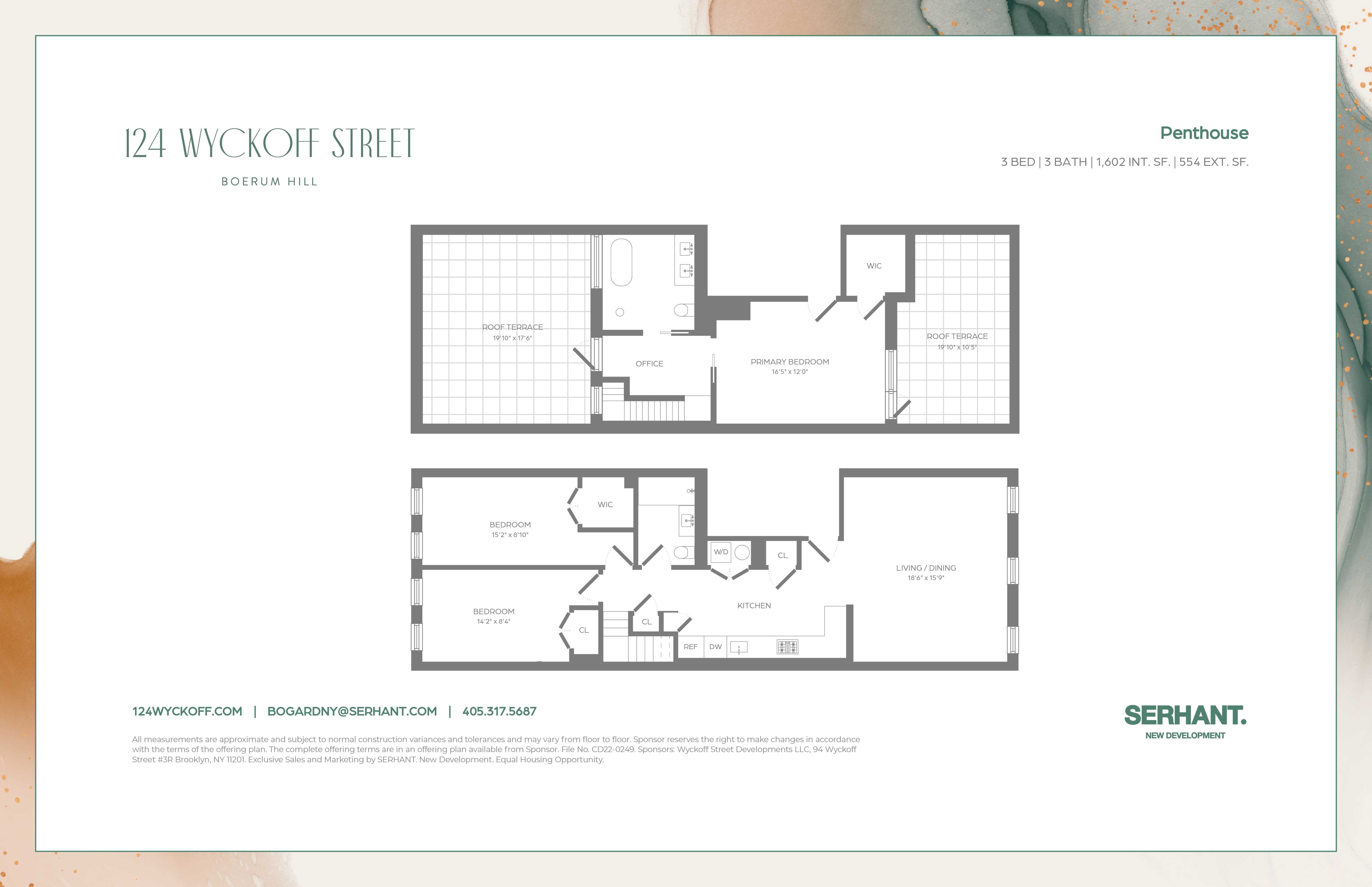 Floorplan for 124 Wyckoff Street, PH