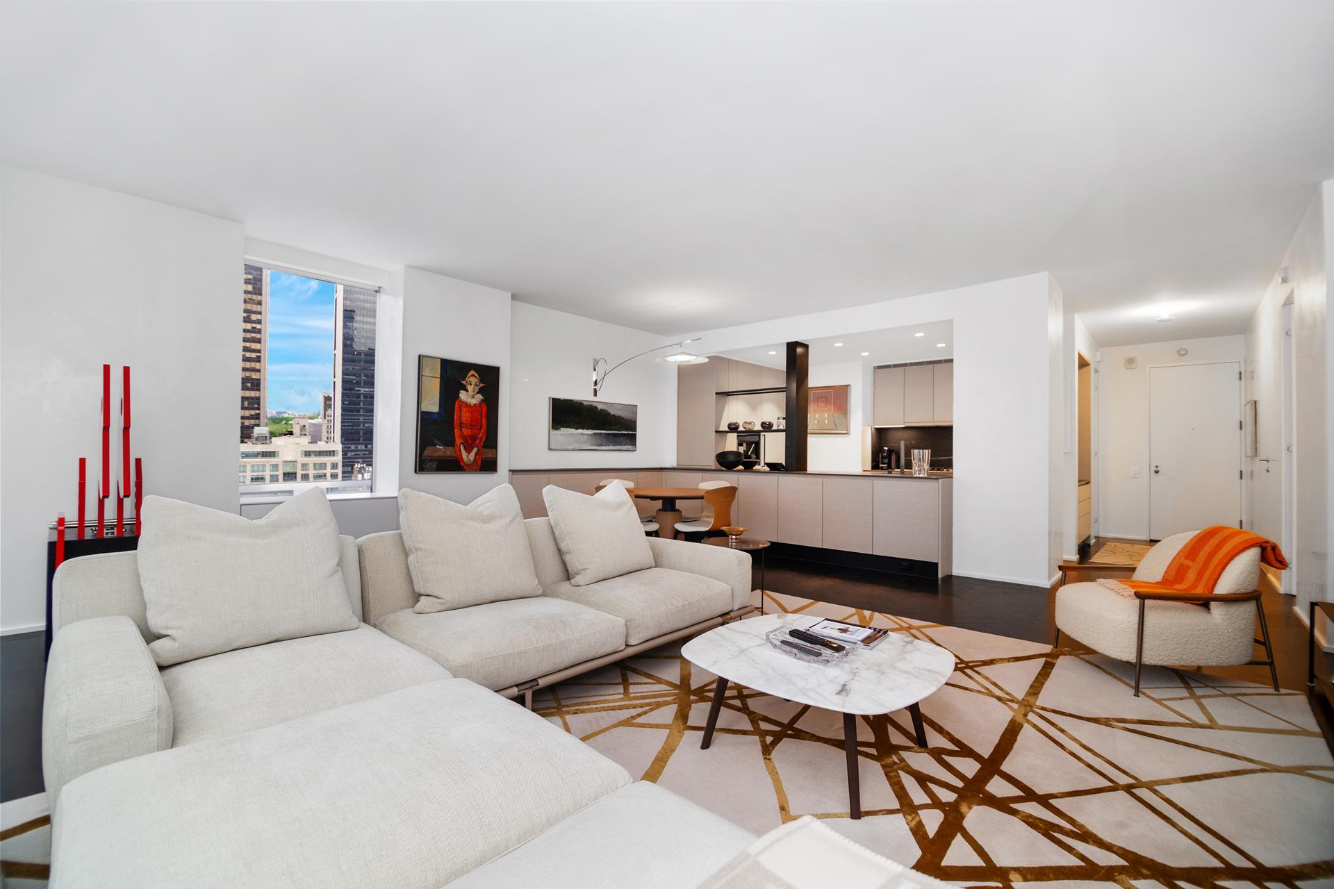 15 West 53rd Street 20E, Chelsea And Clinton, Downtown, NYC - 1 Bedrooms  
1.5 Bathrooms  
4 Rooms - 