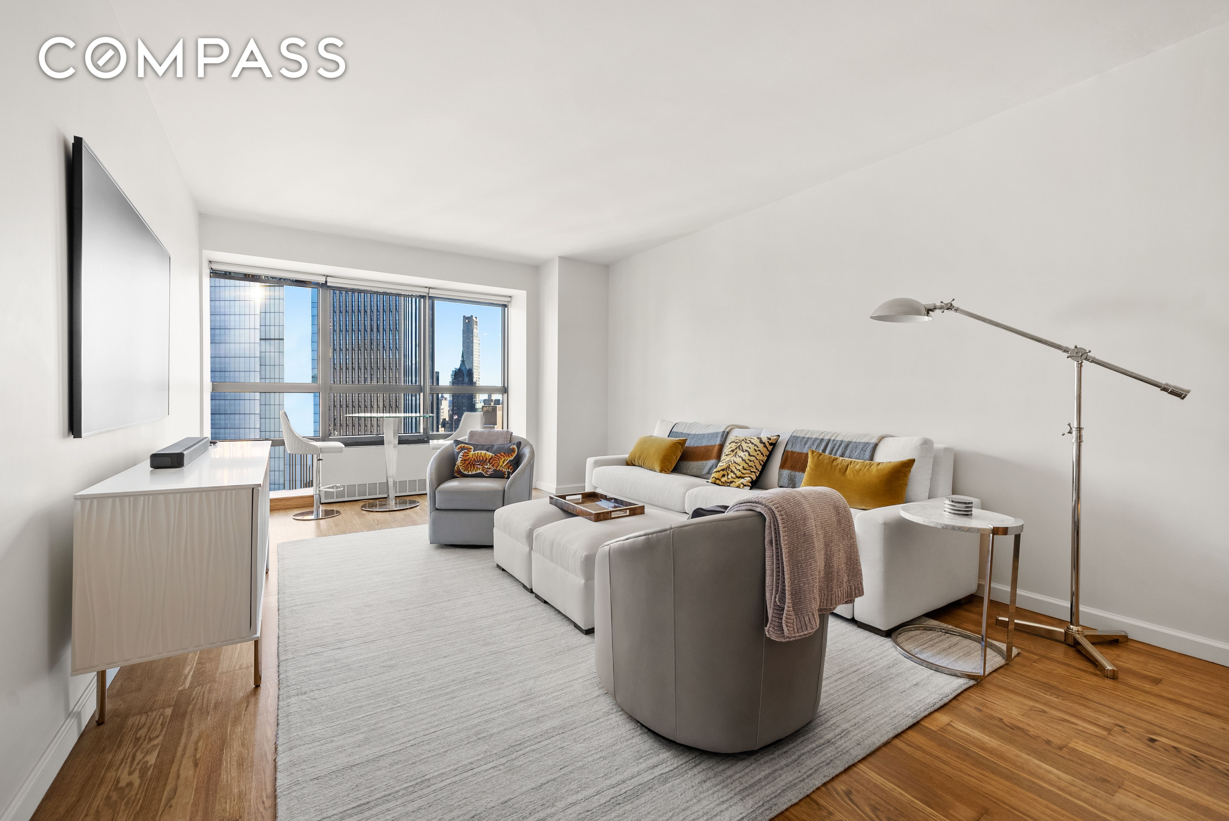 146 West 57th Street 45B, Theater District, Midtown West, NYC - 1 Bedrooms  
1.5 Bathrooms  
3 Rooms - 