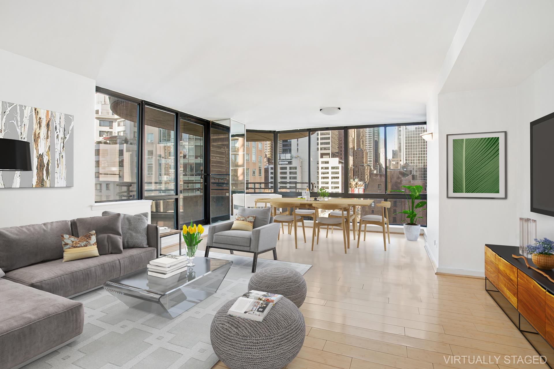 303 East 49th Street 15, Turtle Bay, Midtown East, NYC - 2 Bedrooms  
2 Bathrooms  
5 Rooms - 