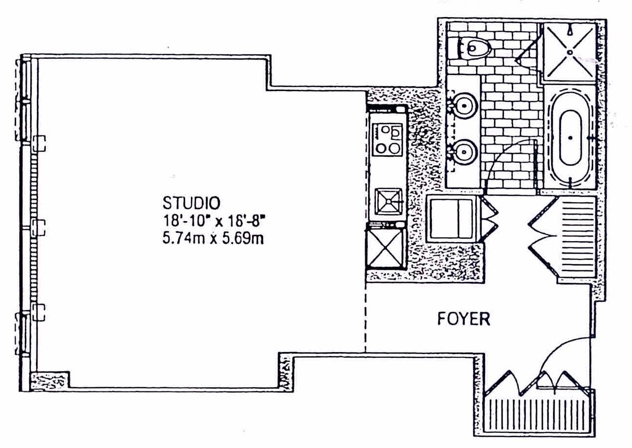 Floorplan for 18 West 48th Street, 4-A