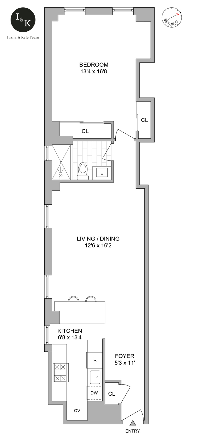 Floorplan for 141 East 3rd Street, 4B