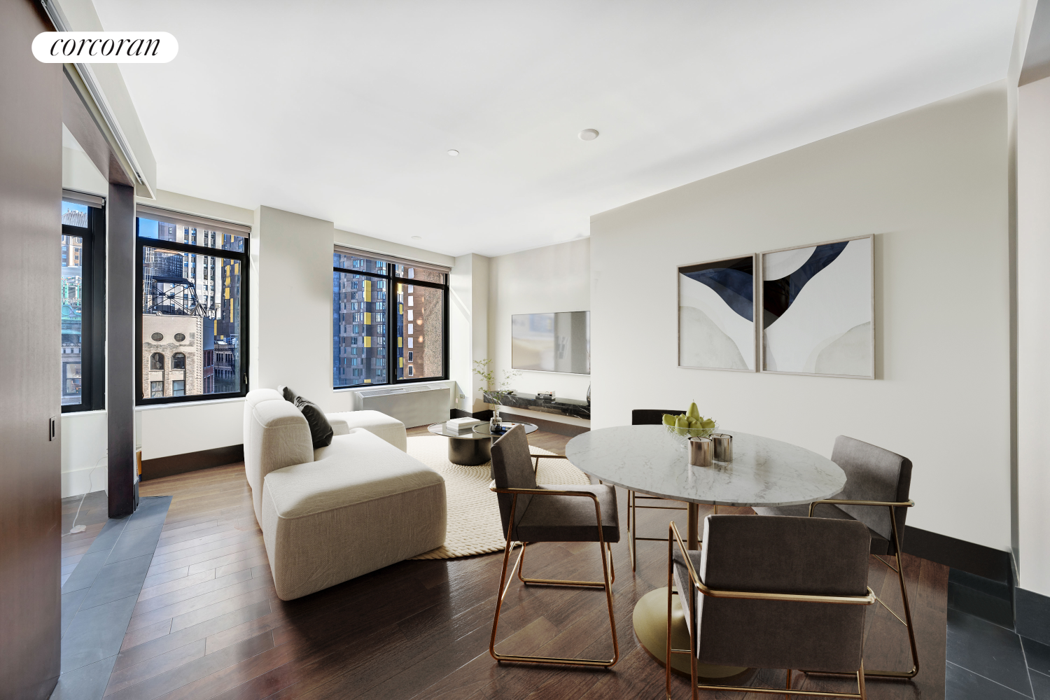 40 Broad Street 27G, Financial District, Downtown, NYC - 1 Bedrooms  
1.5 Bathrooms  
3 Rooms - 