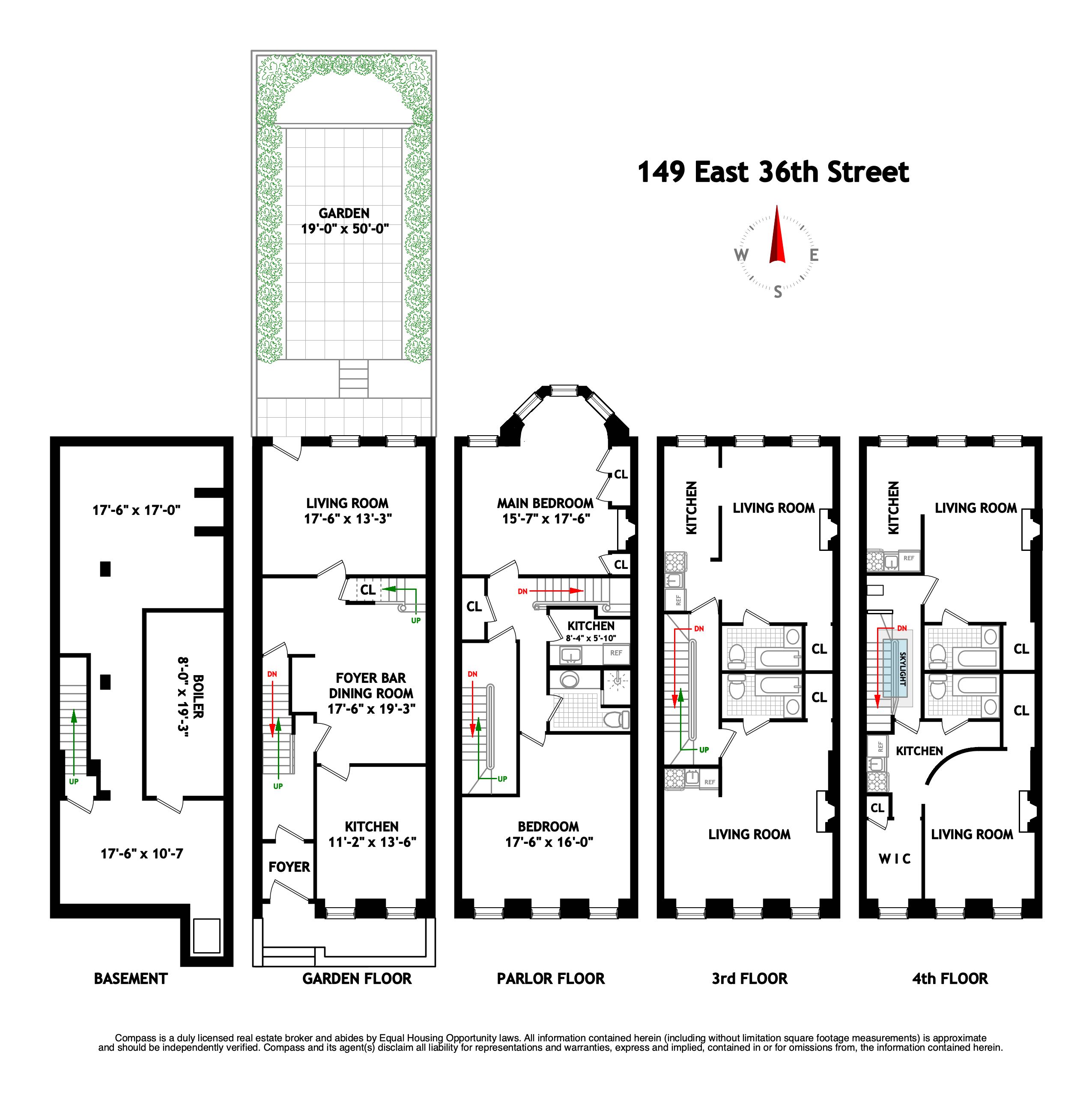 Floorplan for 149 East 36th Street