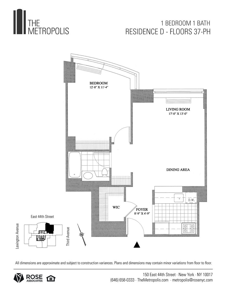 Floorplan for 150 East 44th Street, 49-B