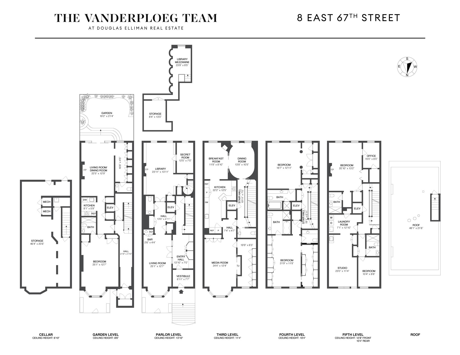 Floorplan for 8 East 67th Street