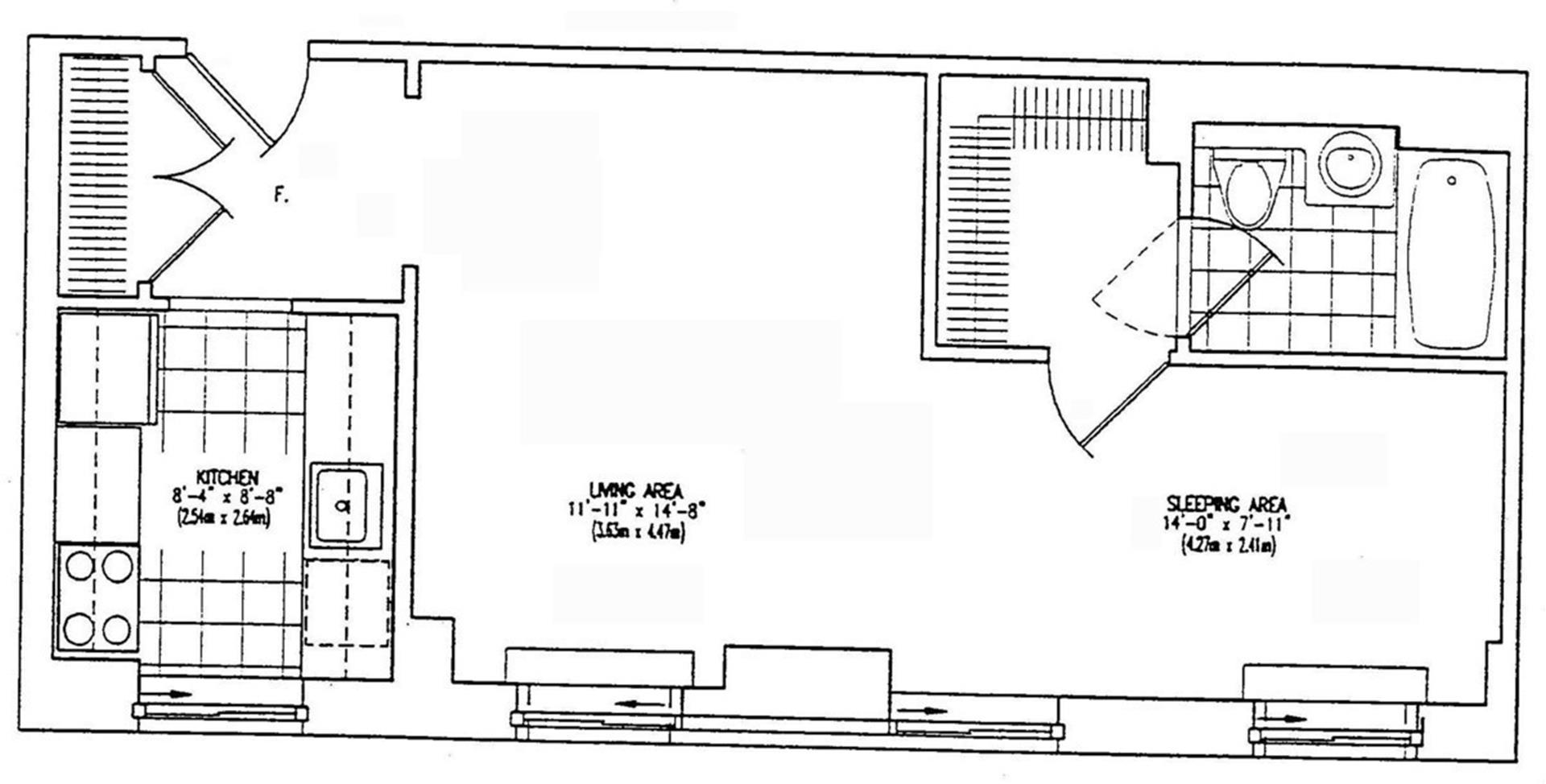 Floorplan for 401 East 60th Street, 7N