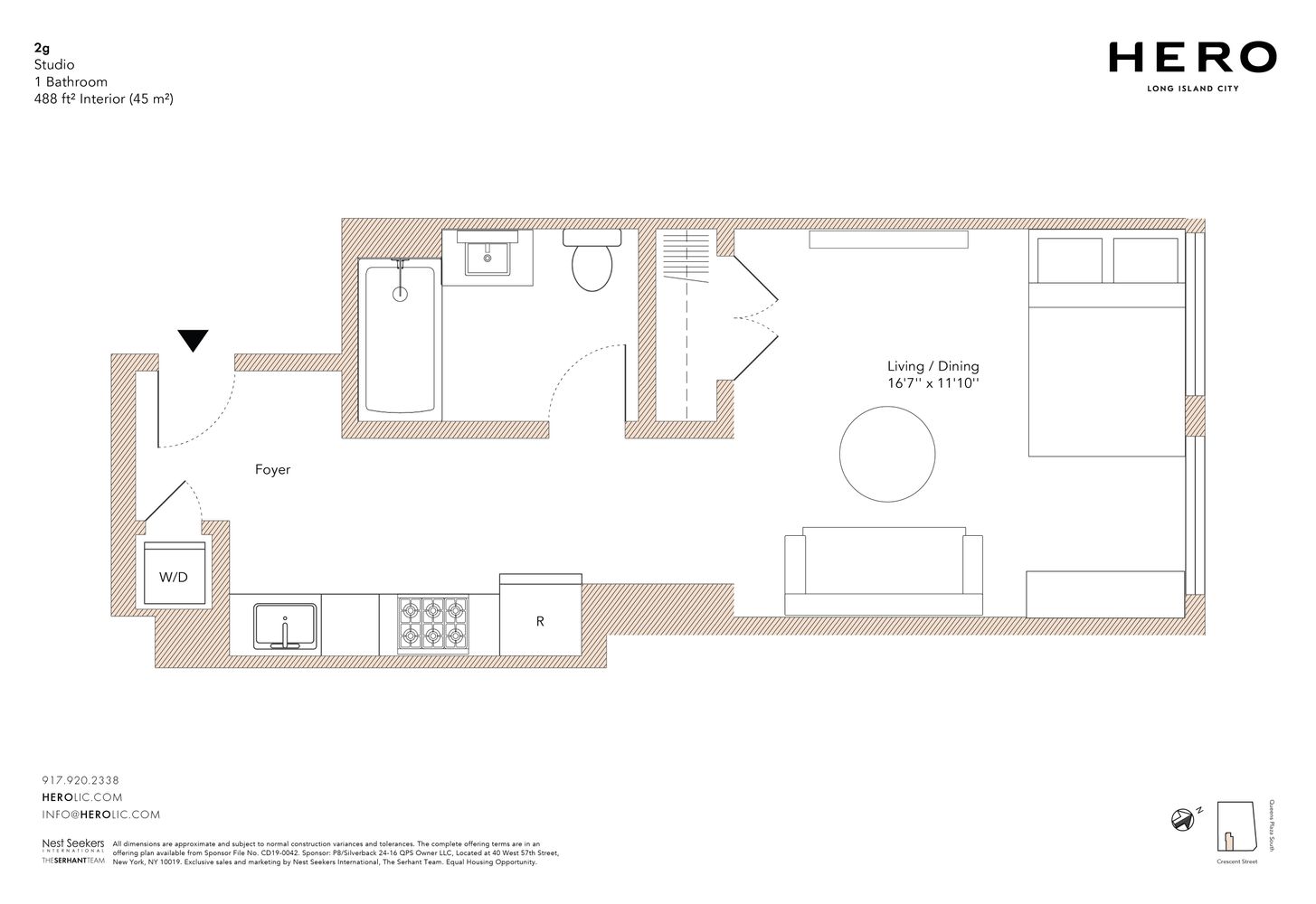 Floorplan for 24-16 Queens Plaza South