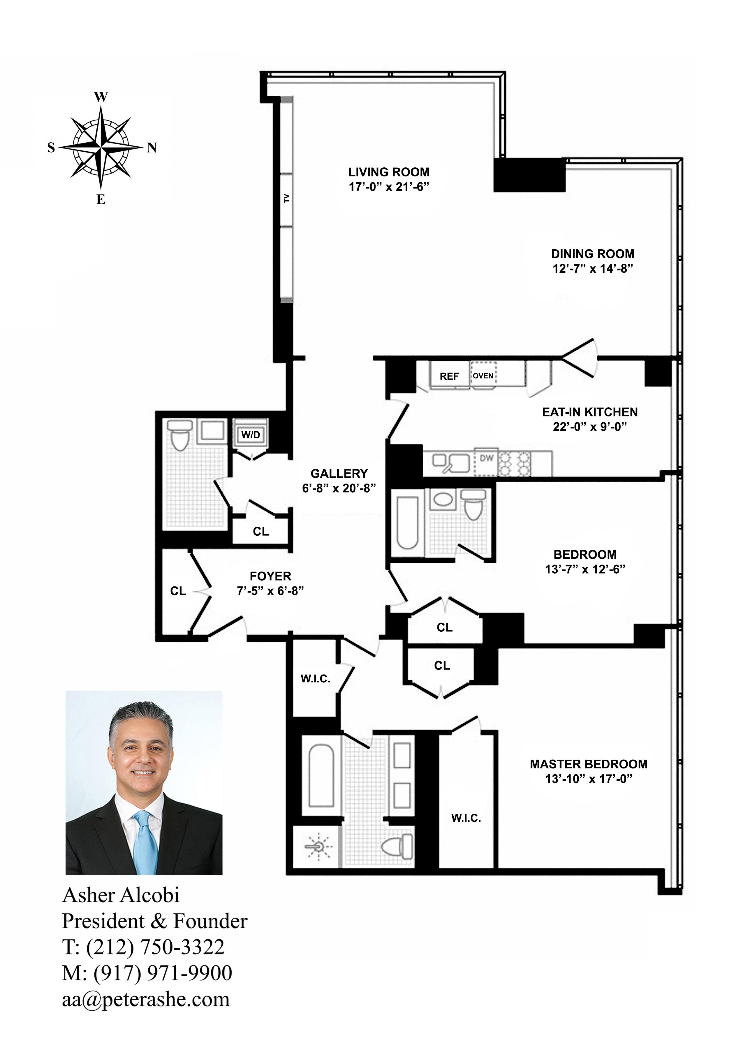 Floorplan for 151 East 58th Street, 35-A