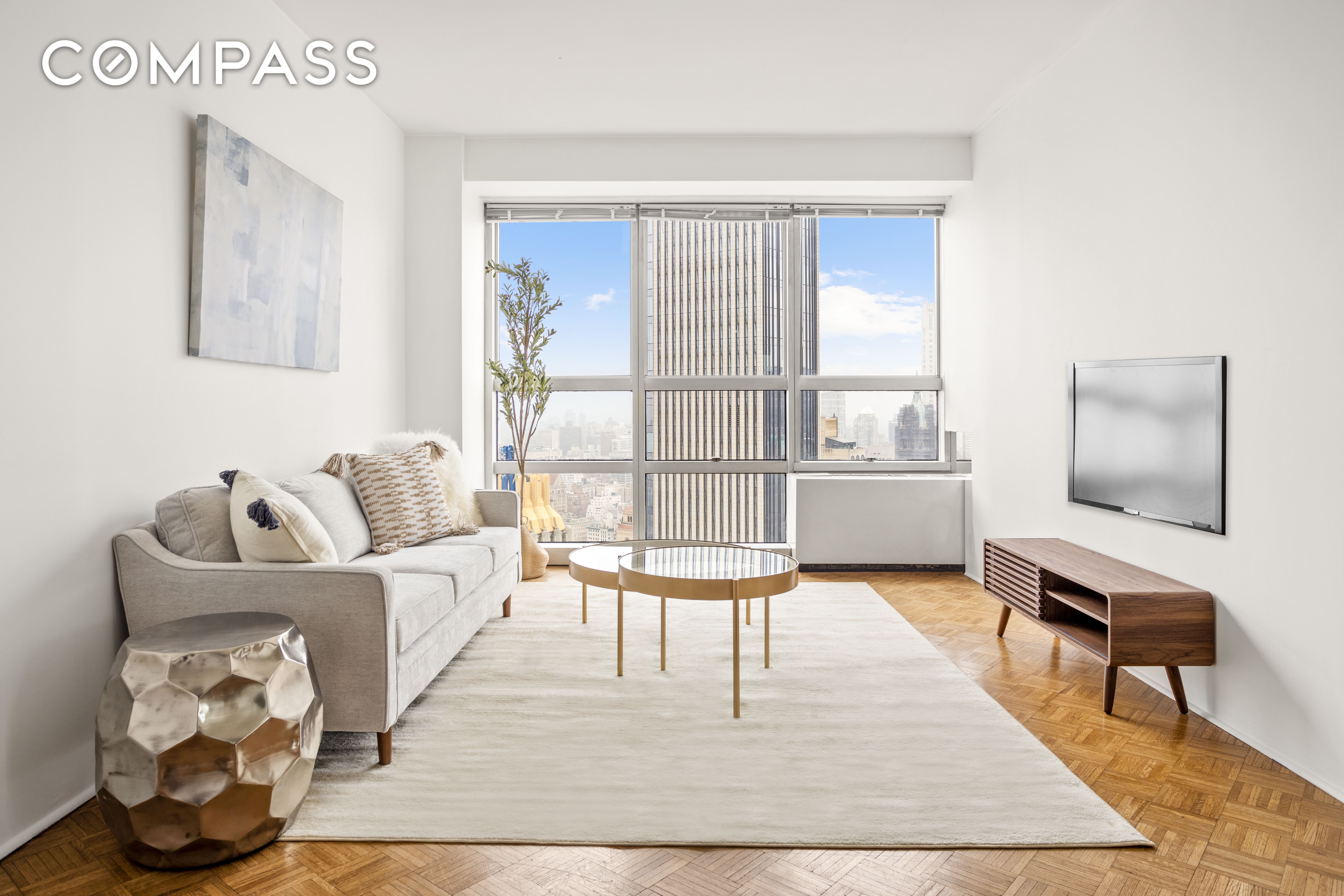 146 West 57th Street 56C, Theater District, Midtown West, NYC - 2 Bedrooms  
1.5 Bathrooms  
4 Rooms - 