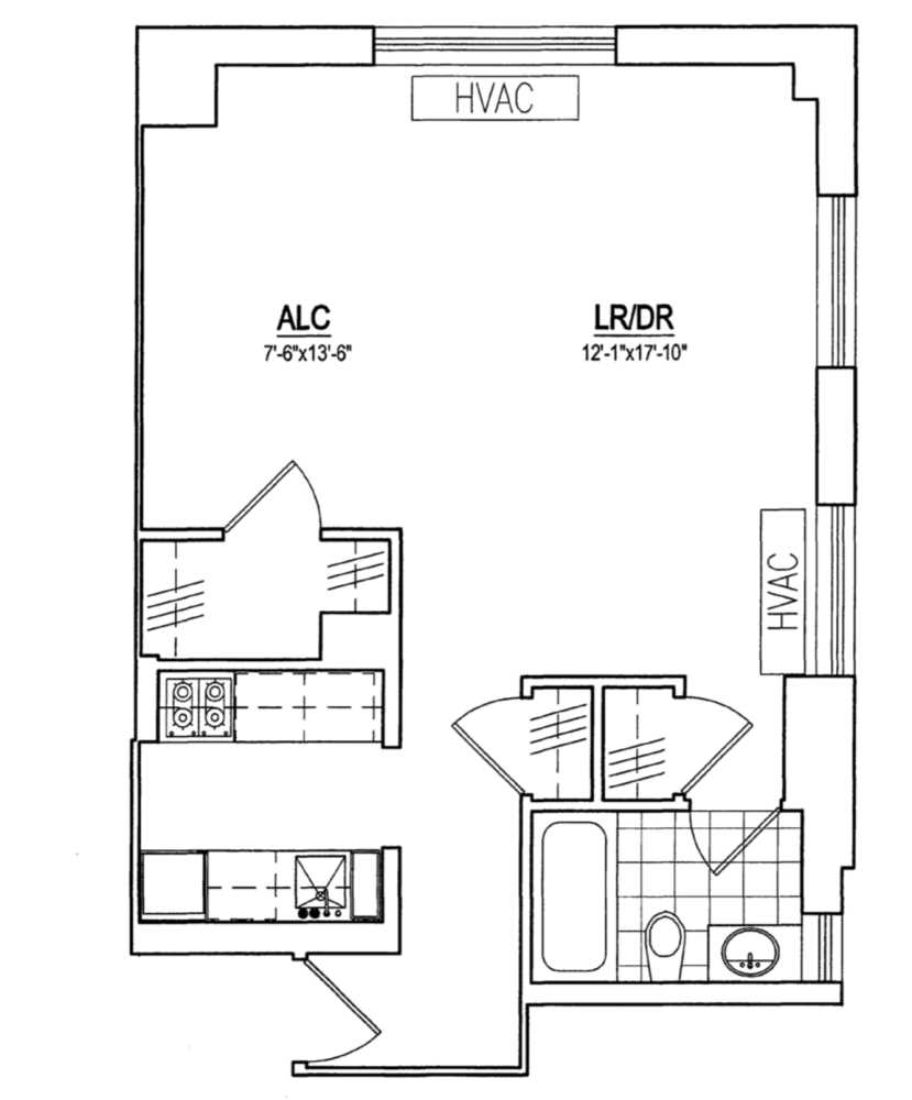 Floorplan for 225 Rector Place, 3E