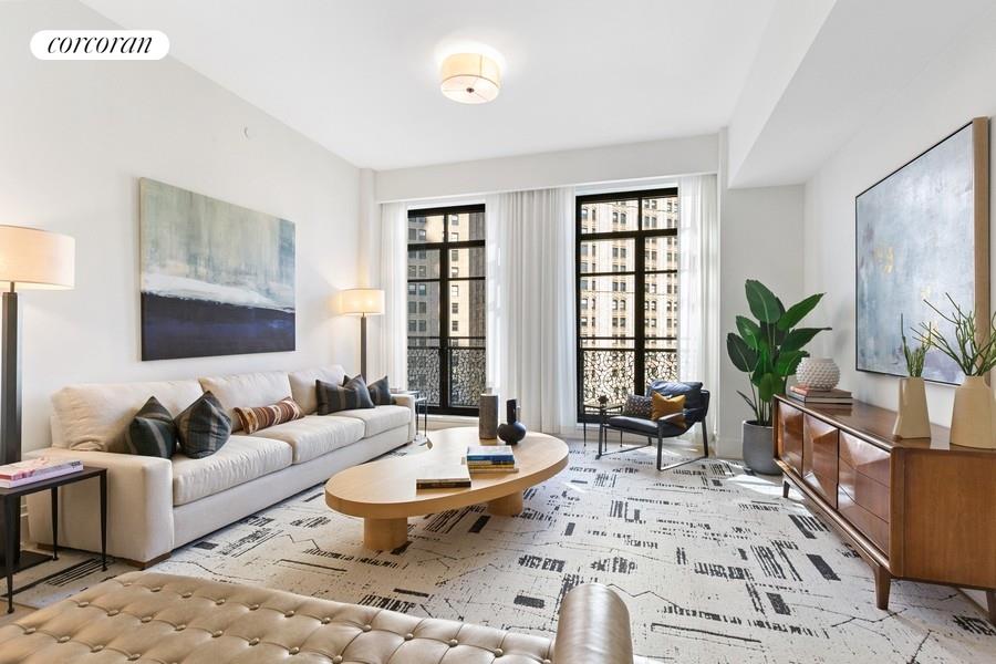 25 Park Row 15A, Lower Manhattan, Downtown, NYC - 3 Bedrooms  3.5 Bathrooms  5 Rooms - 
